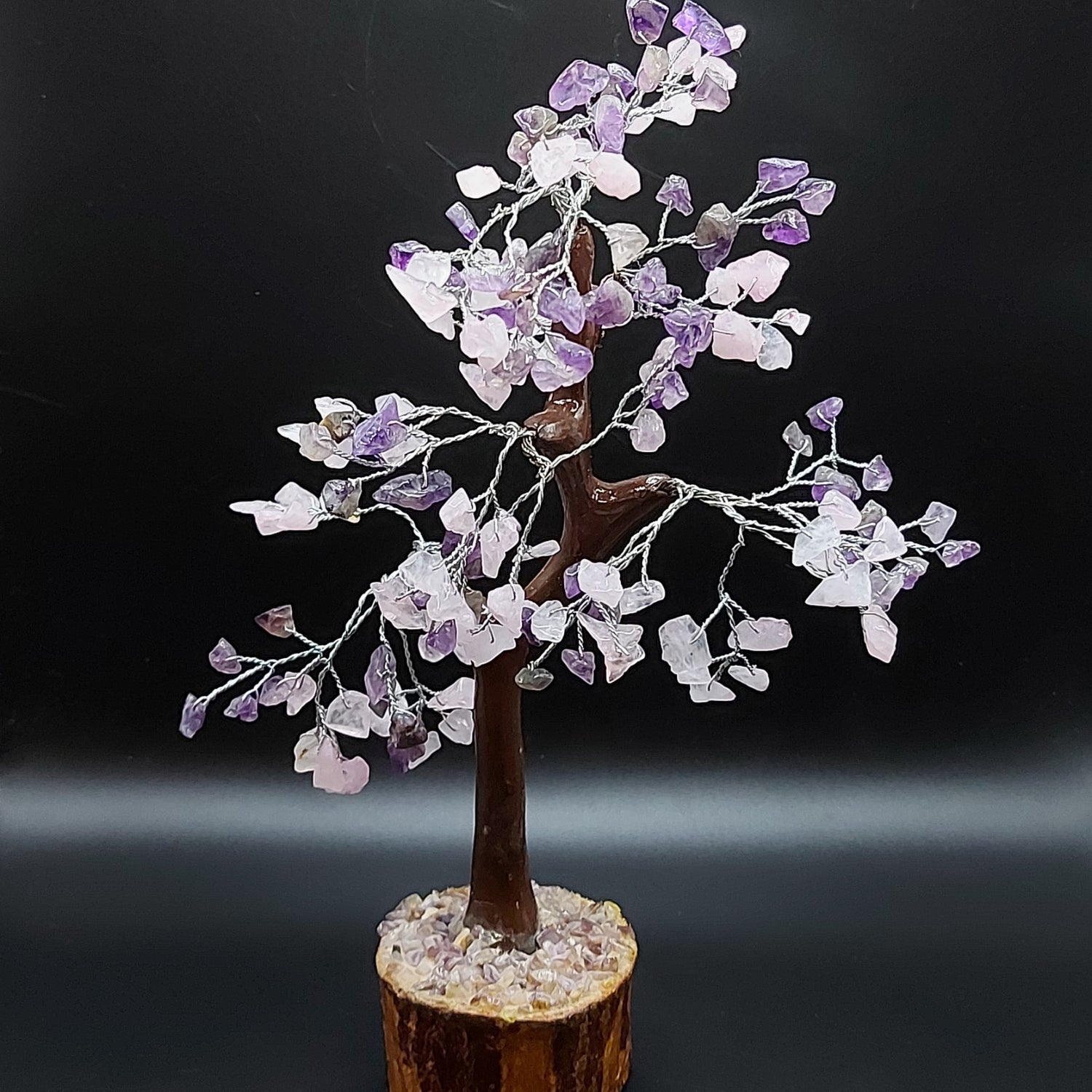 Arbre | Quartz Rose & Améthyste