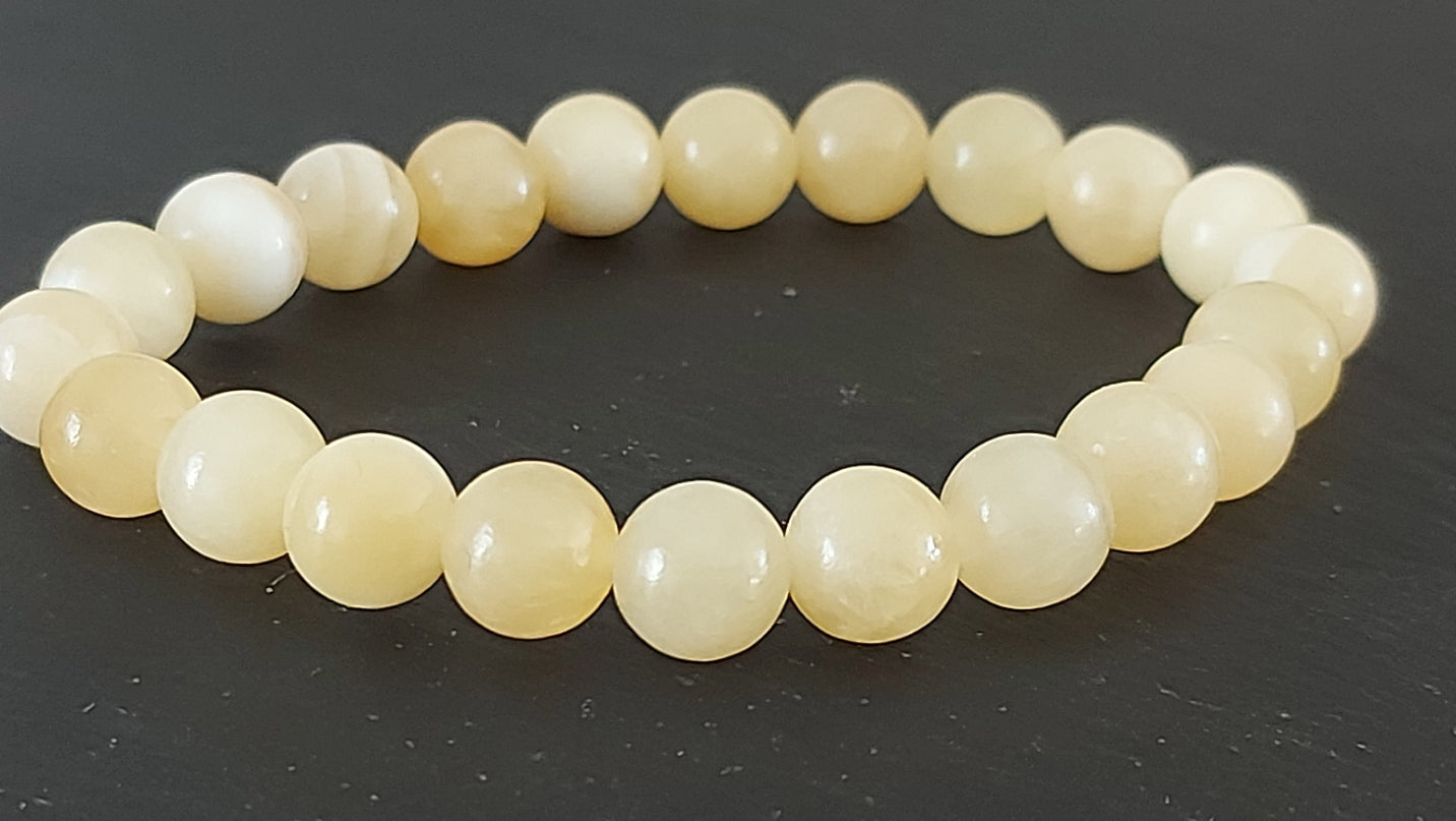 Bracelet classique | Calcite Jaune