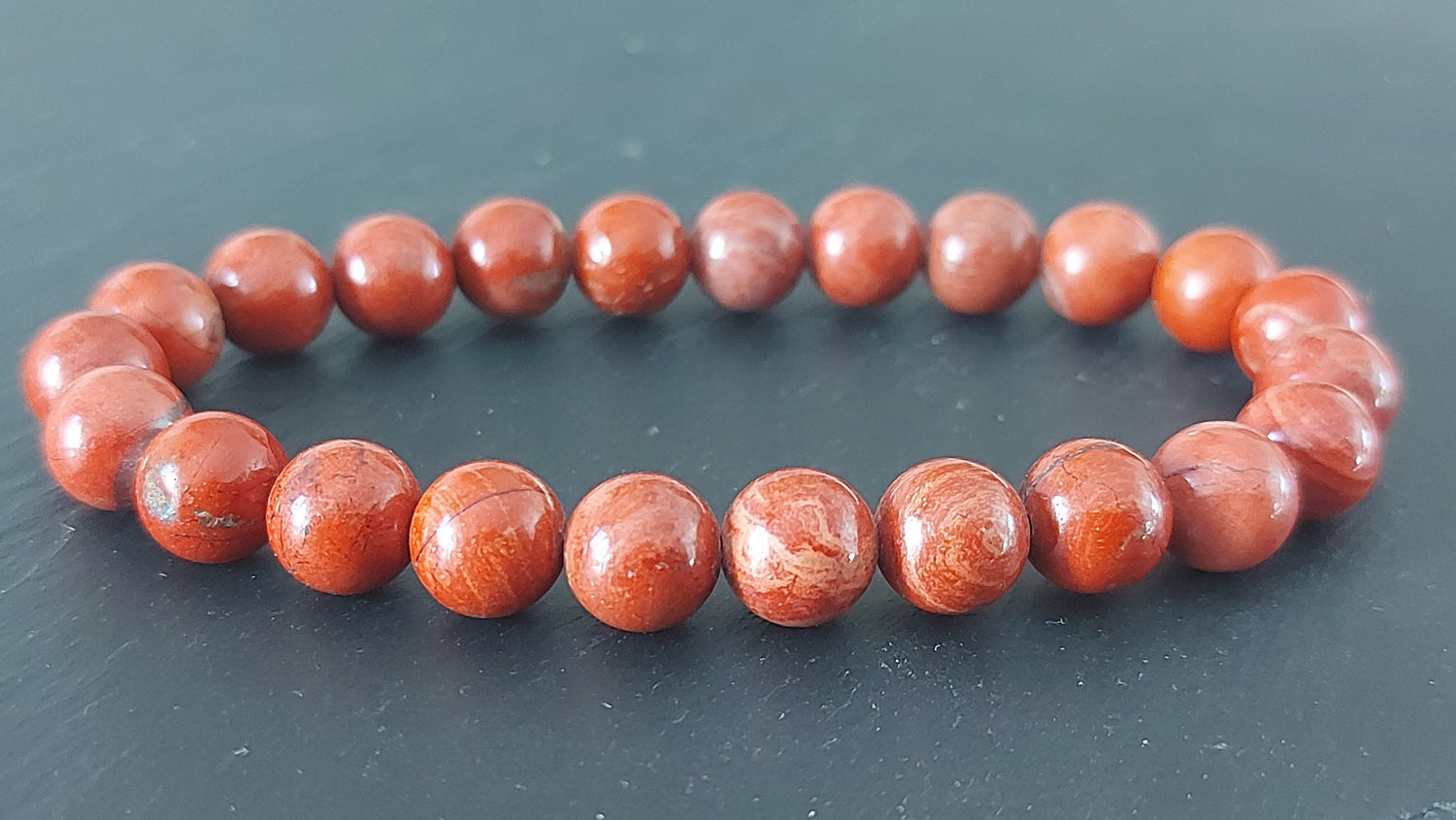 Bracelet classique | Jaspe Rouge