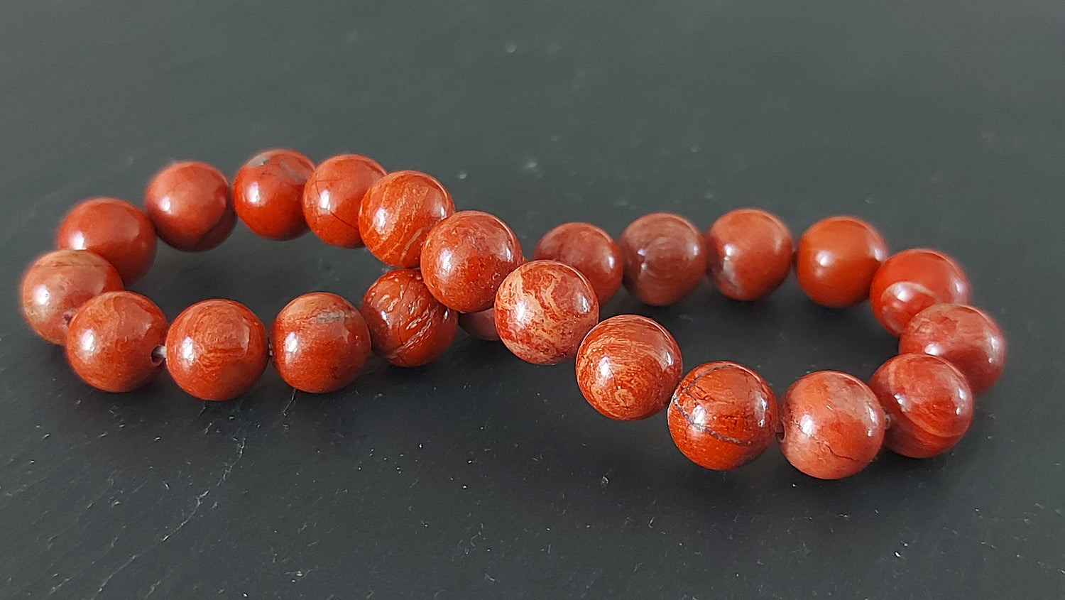 Bracelet classique | Jaspe Rouge