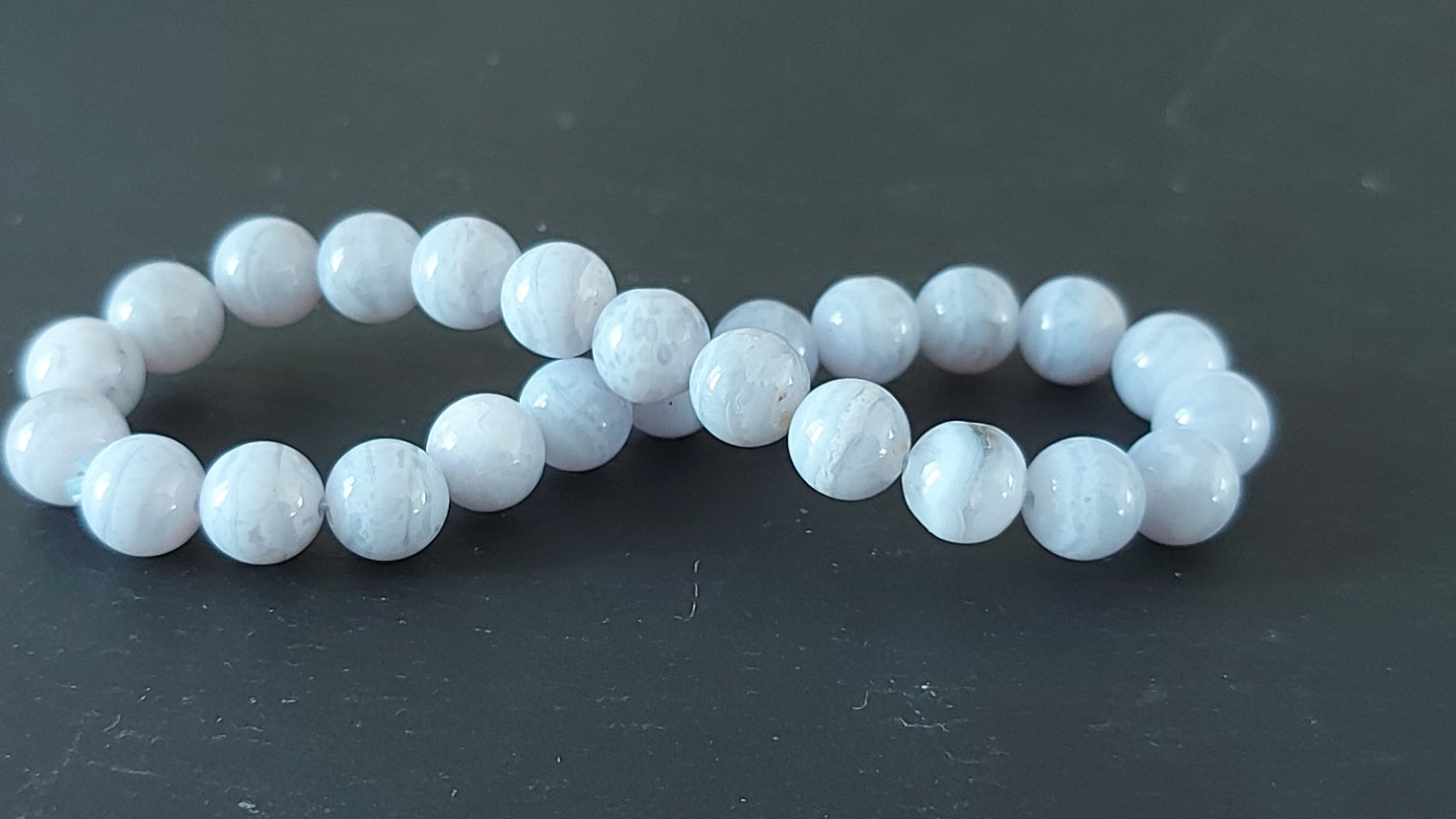 Bracelet classique | Calcédoine bleue