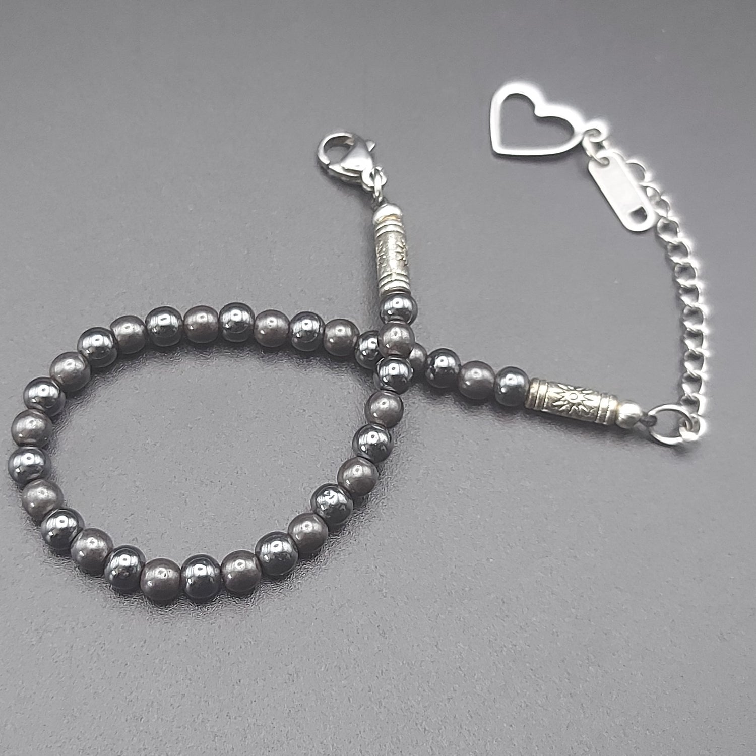 Bracelet Bulle | Hématite