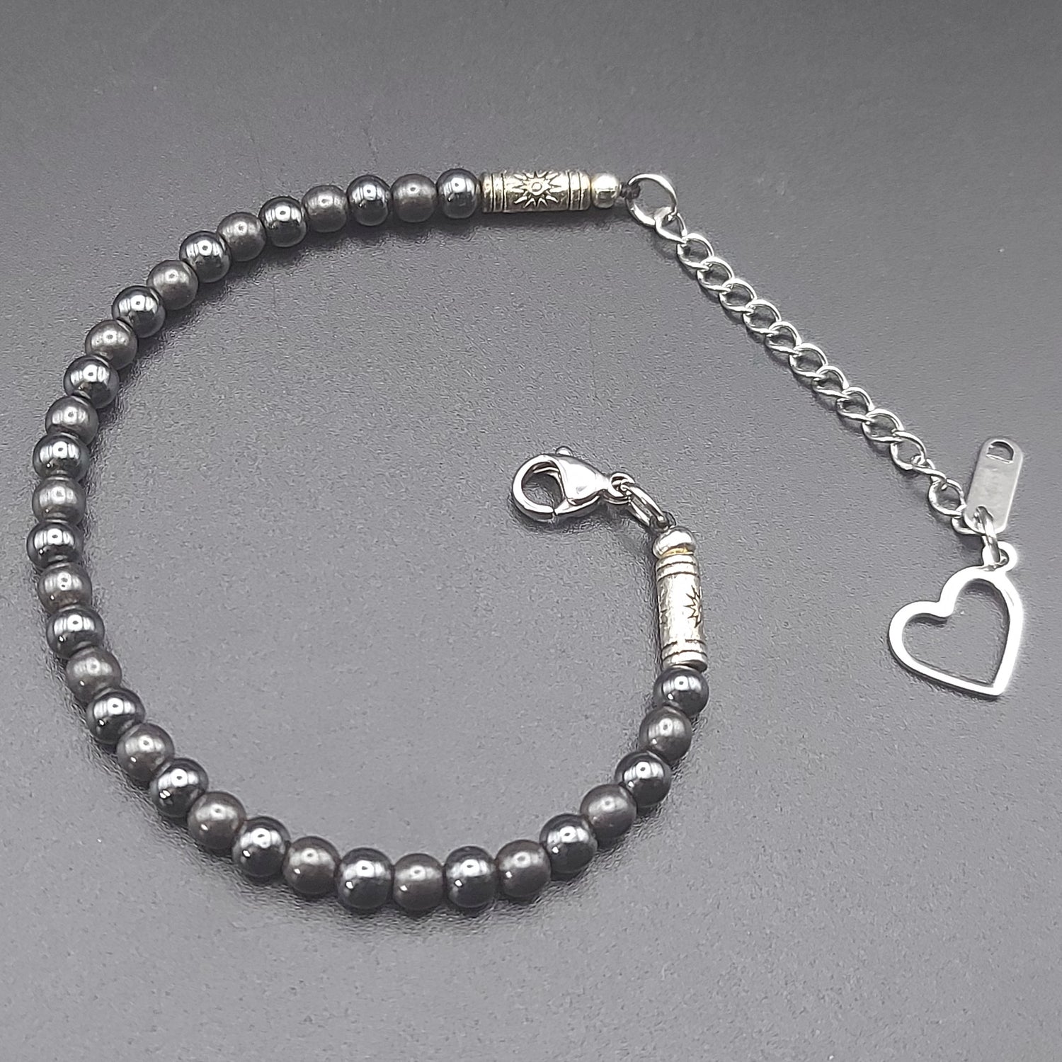 Bracelet Bulle | Hématite