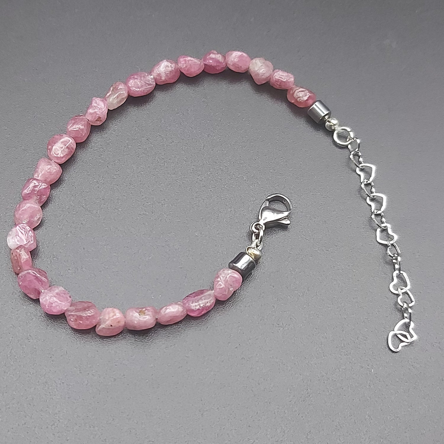 Bracelet Bulle | Tourmaline Rose