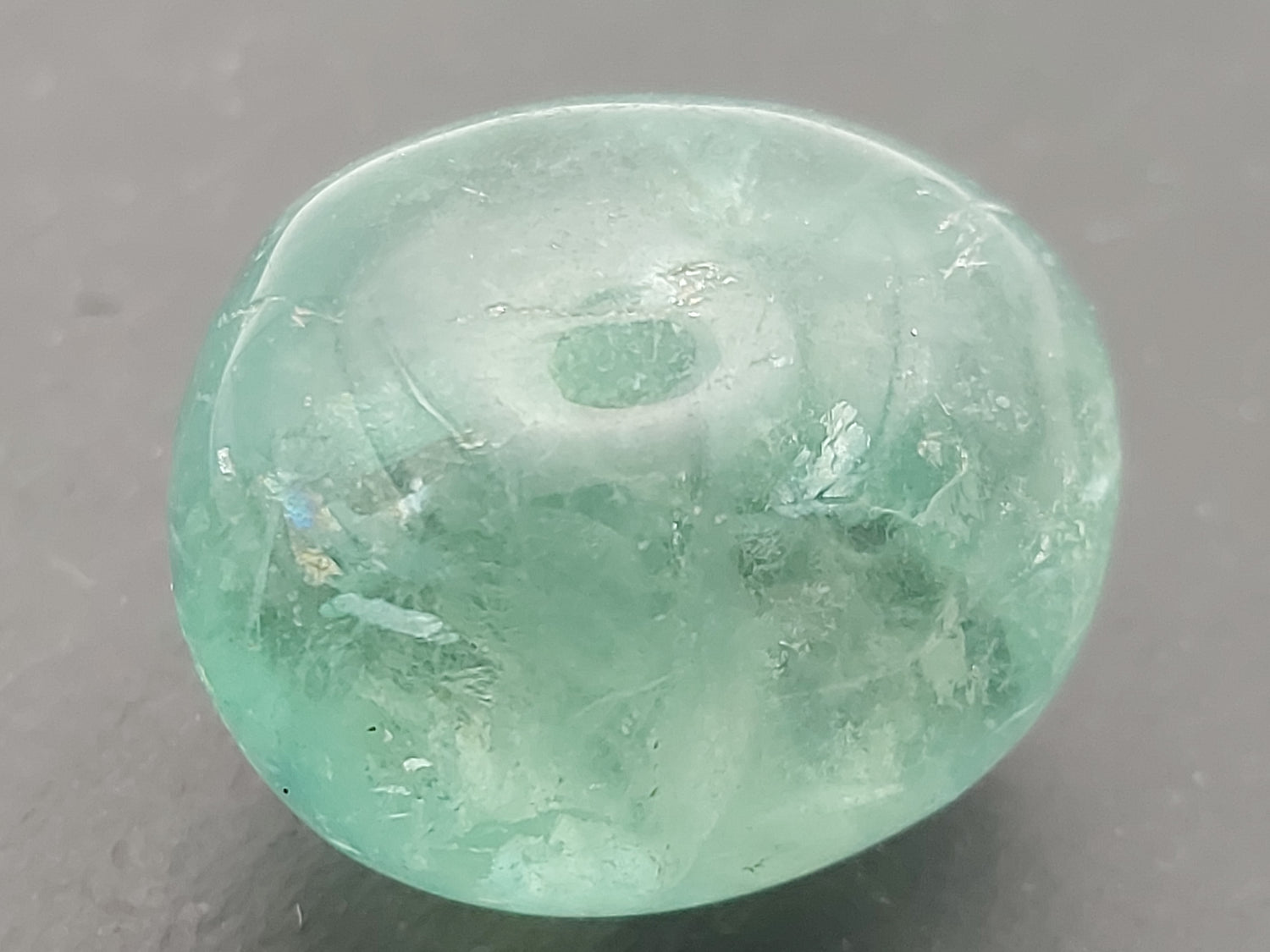 Pierre roulée | Fluorite verte