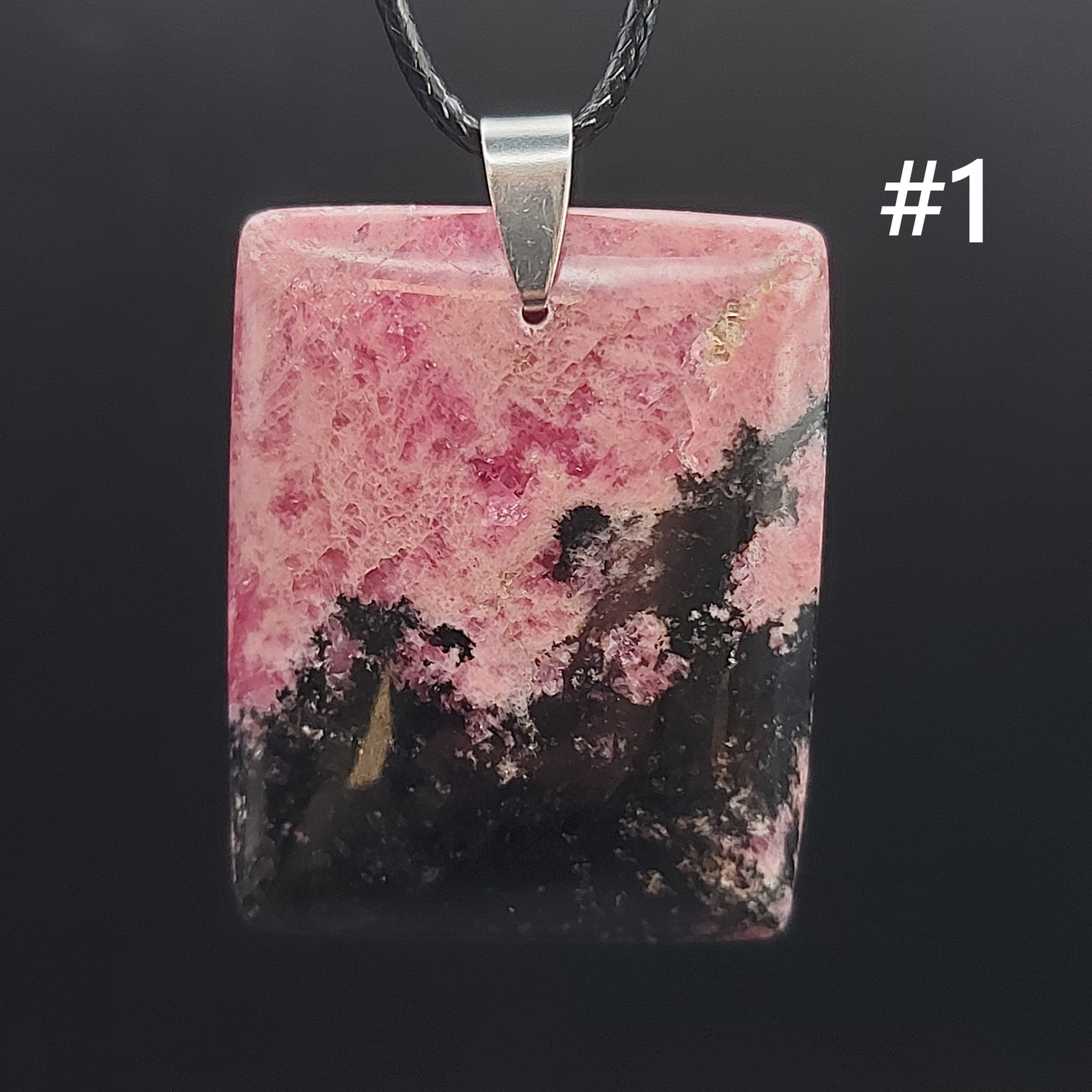 Pendentif | Rhodonite