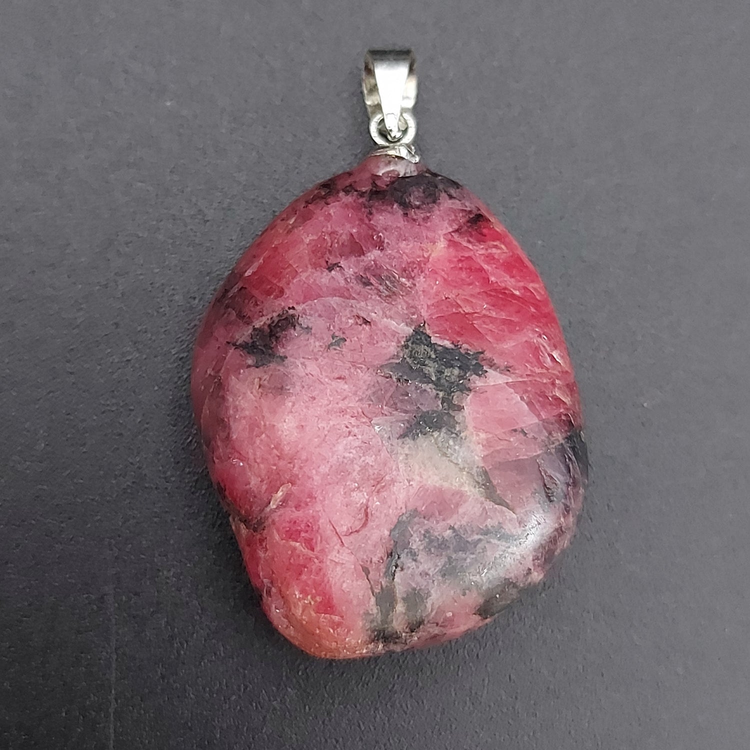 Pendentif Argent S925 | Rhodonite