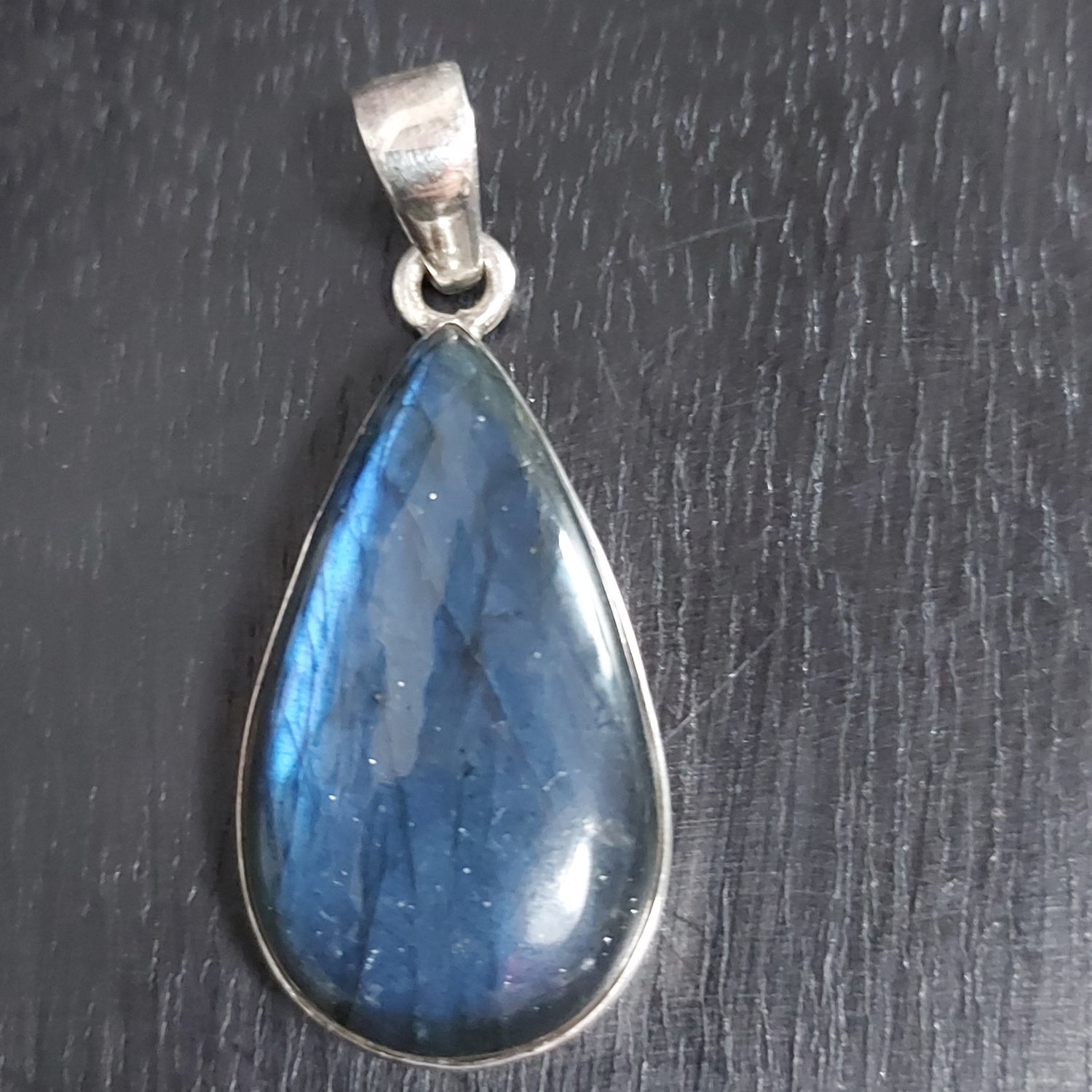 Pendentif Argent S925 | Labradorite Bleue