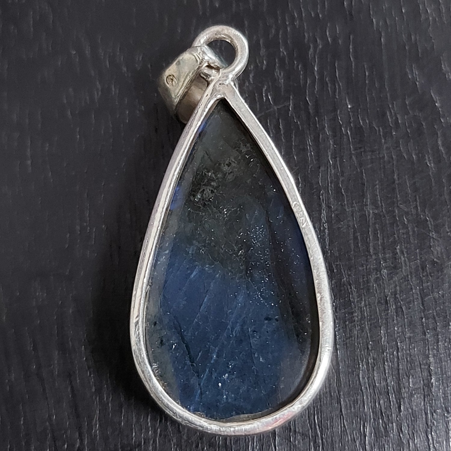 Pendentif Argent S925 | Labradorite Bleue