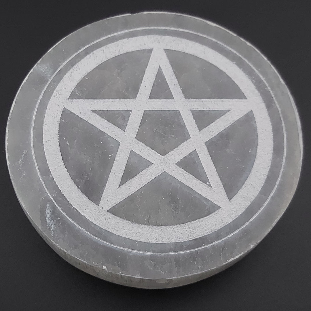 Plaque | Sélénite étoile