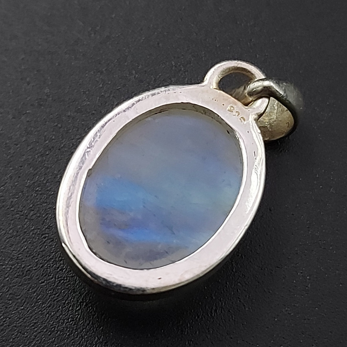 Pendentif Argent S925 | Pierre de Lune blanche